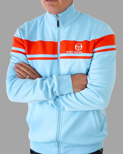 Sergio Tacchini Masters Track Top Sky Blue/Orange