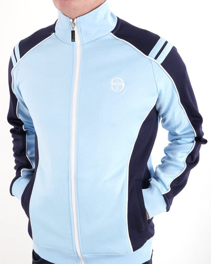 Sergio Tacchini Iceberg Track Top Sky/Navy/White