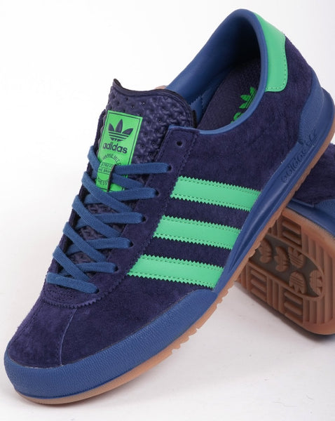 Adidas Jeans MK II Trainers Dark Blue/Green