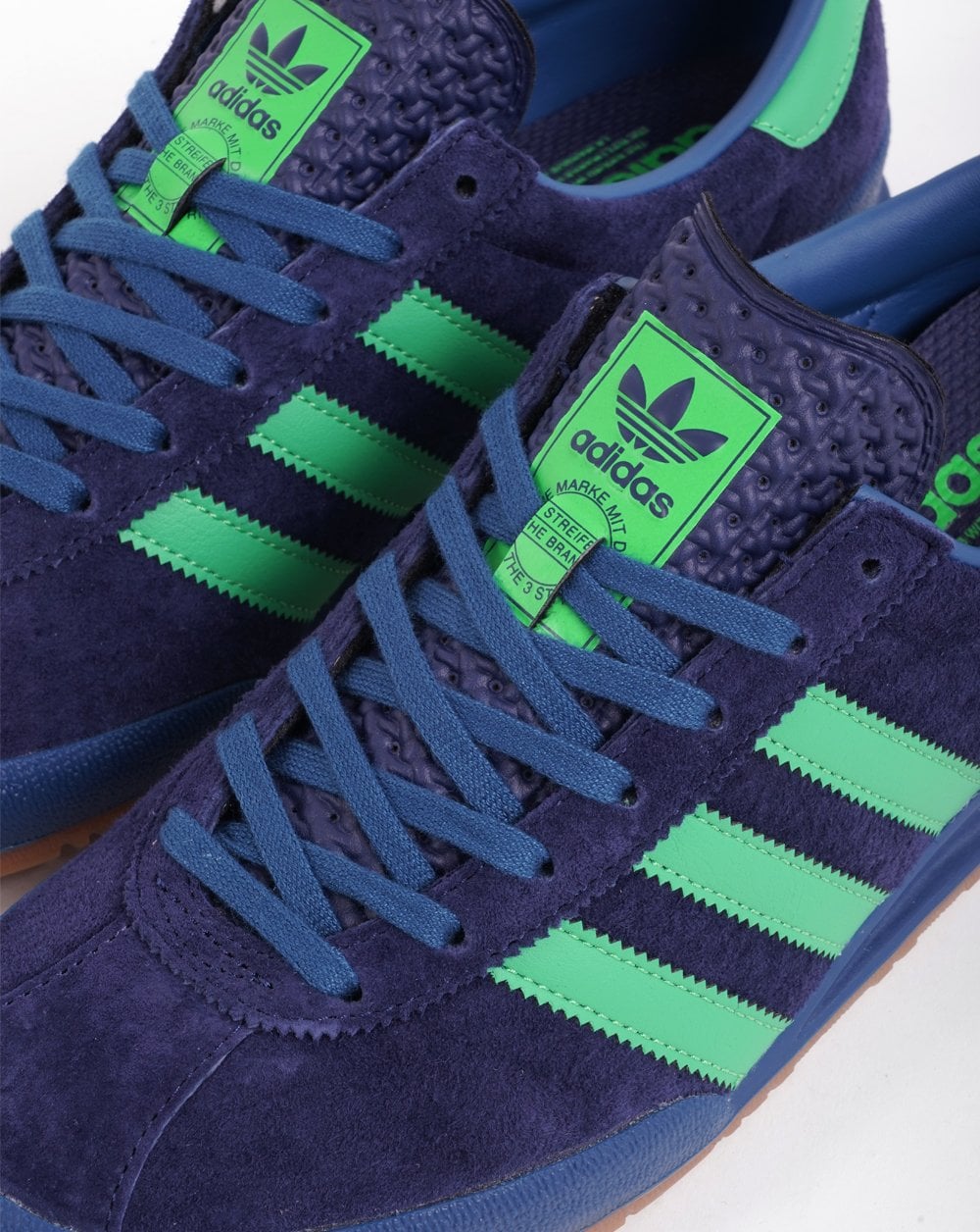 Adidas Jeans MK II Trainers Dark Blue/Green