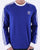 Adidas Originals 3 Stripes LS T Shirt Blue