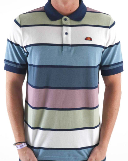 Ellesse Kyle Striped Polo Shirt Multi
