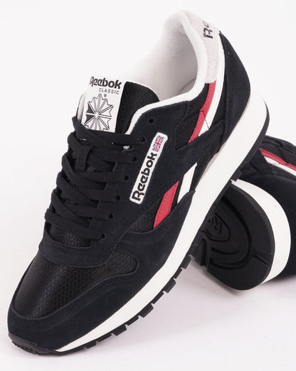 Reebok Classic Trainers Black/Chalk/Red