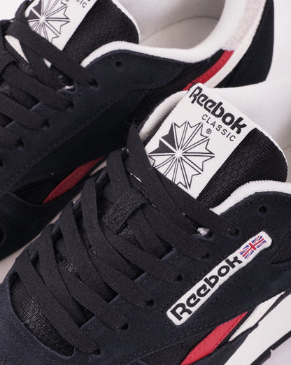 Reebok Classic Trainers Black/Chalk/Red