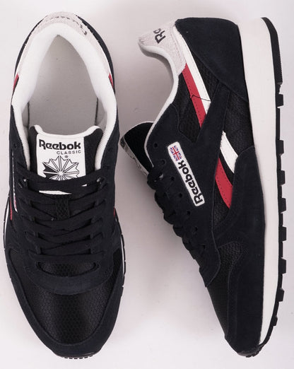 Reebok Classic Trainers Black/Chalk/Red