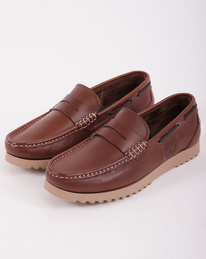 Barbour Fairway Shoe Cognac