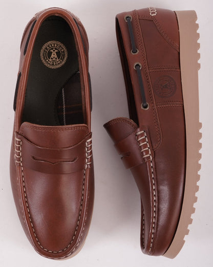 Barbour Fairway Shoe Cognac