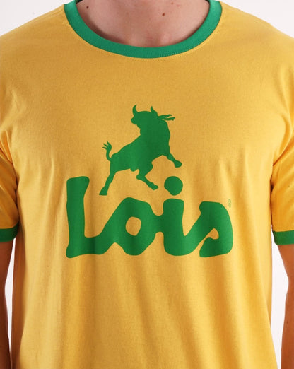 Lois Ringer Logo T Shirt Yellow/Green