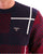 Barbour Warsall Crew Knit Burgundy/Navy