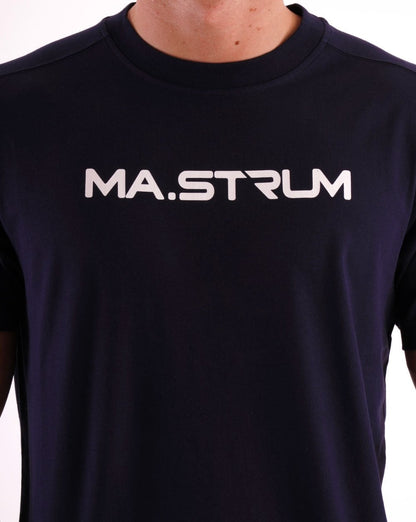 Ma.strum Chest Print T-shirt Ink Navy
