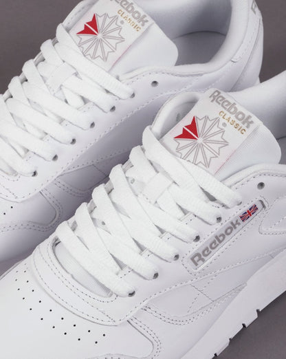 Reebok Classic Leather Trainers White/White