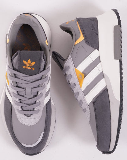 Adidas Retropy F2 Trainers Grey/White/Gold