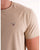 Gant Solid Crew Neck T Shirt Beige
