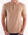 Gant Contrast Collar Polo Beige/Sky Blue