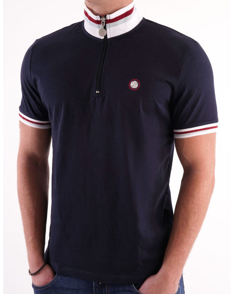 Pretty Green Tilby Cycling Top Navy