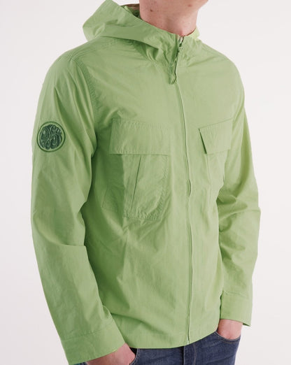 Pretty Green Openshaw Hooded Jacket Light Green