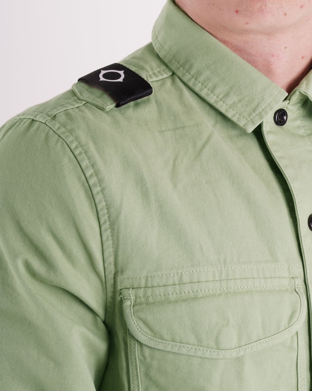Ma.strum Two Pocket Overshirt Green