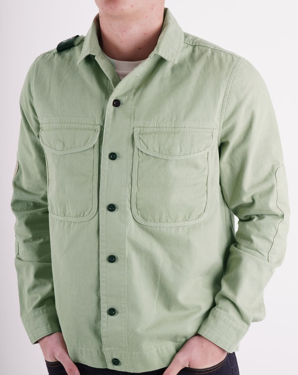Ma.strum Two Pocket Overshirt Green