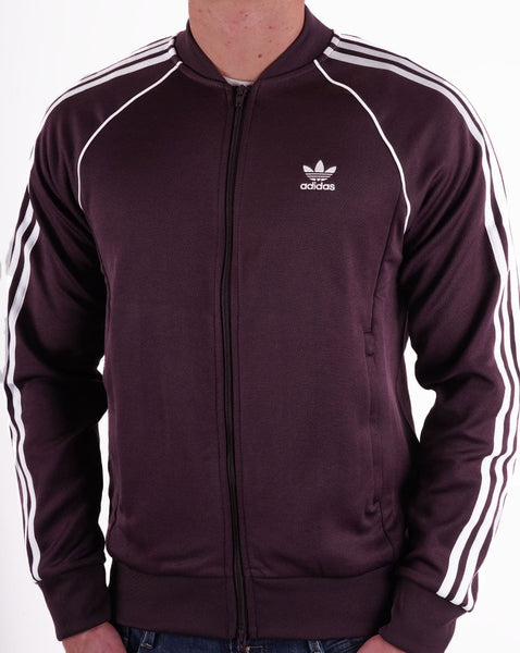 Adidas Originals Superstar Track Top Shadow Maroon