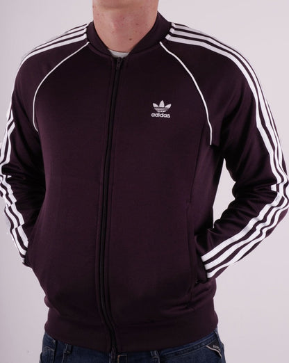 Adidas Originals Superstar Track Top Shadow Maroon