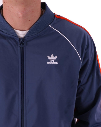 Adidas Originals Tricot Superstar Track Top Steel/Orange/White