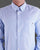 Pretty Green Oxford Long Sleeve Shirt Blue