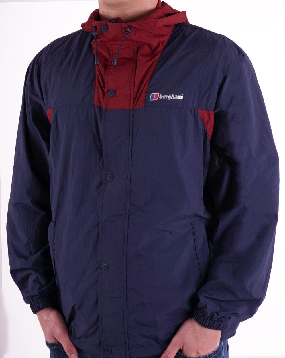 Berghaus U Urb Windbreaker Navy/Dark Red