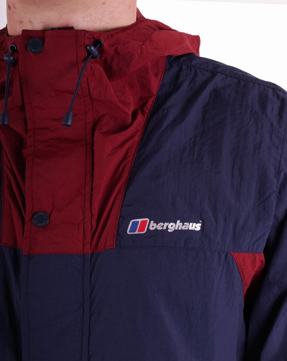 Berghaus U Urb Windbreaker Navy/Dark Red