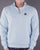 Weekend Offender Quarter Zip sweat Sky Blue