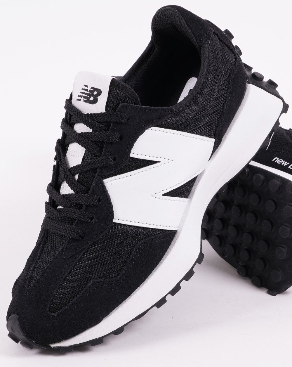 New Balance 327 Trainer Black/White