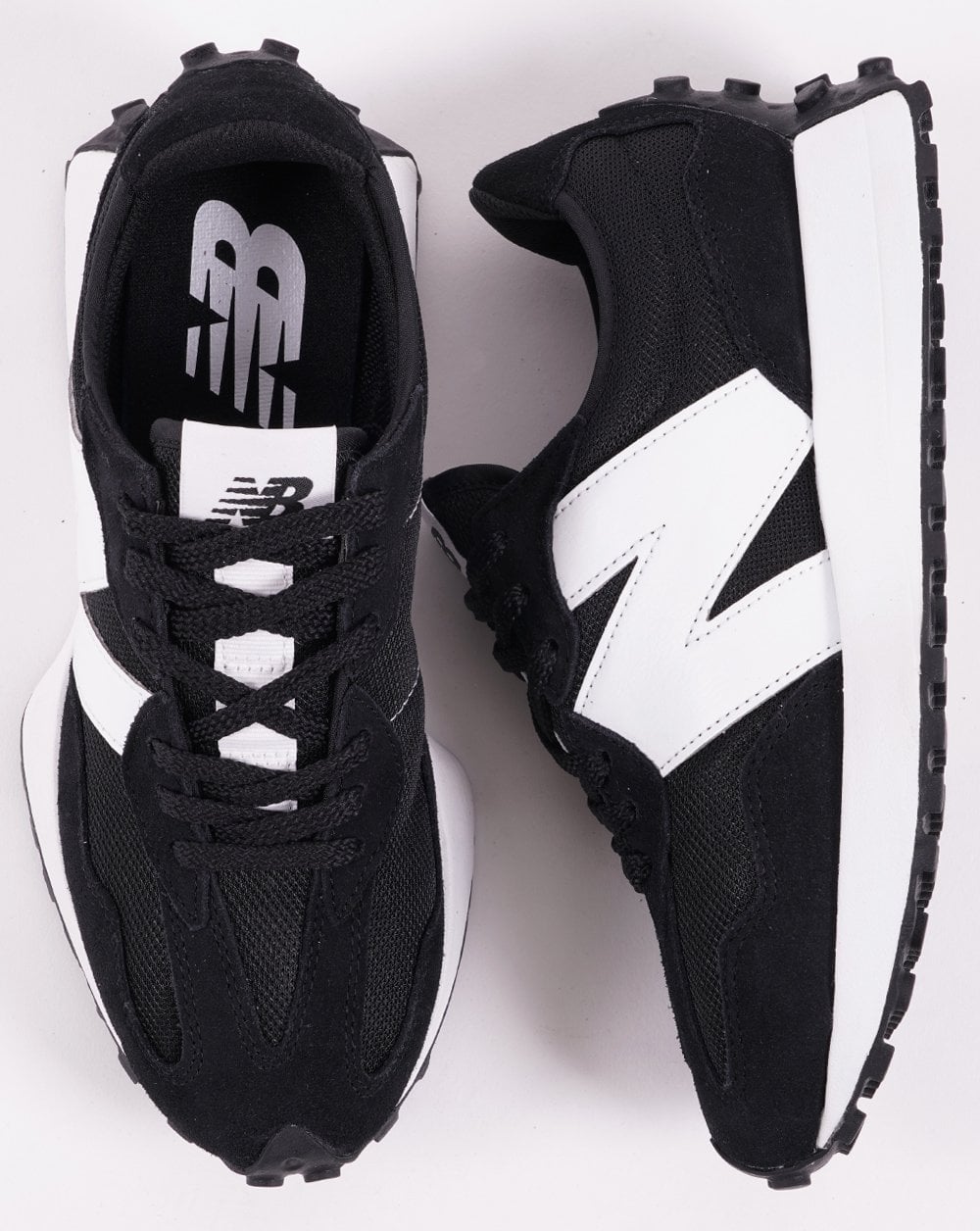 New Balance 327 Trainer Black/White - 80s Casual Classics – 80's