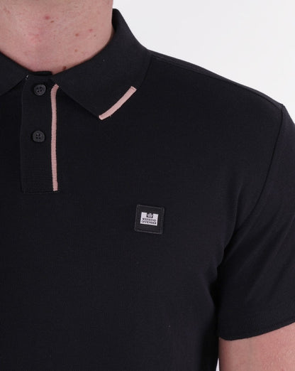 Weekend Offender Rivas Polo Shirt Black