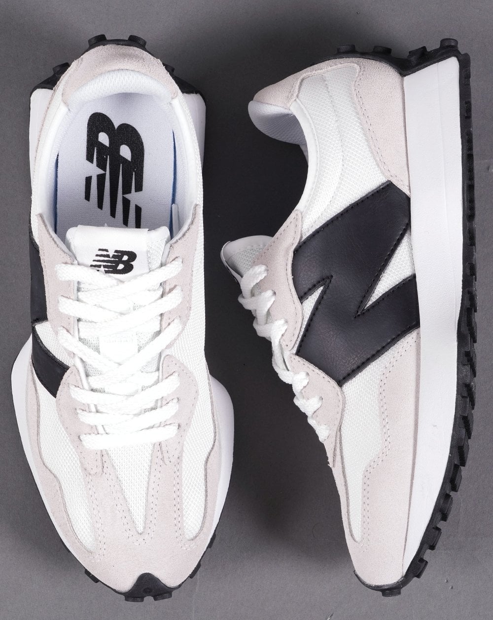 New Balance 327 Trainer White/Black