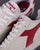 Diadora Game L Low Waxed Trainer White/Red