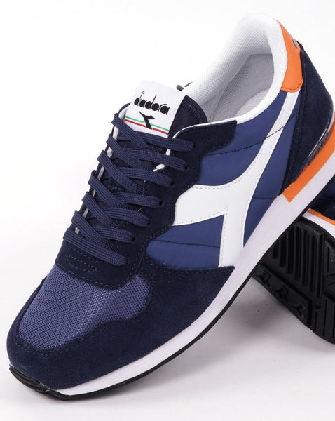 Diadora Camaro Trainers True Navy/Autumn Glory Orange