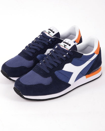 Diadora Camaro Trainers True Navy/Autumn Glory Orange