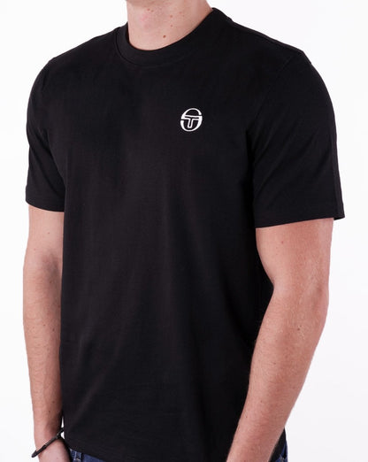 Sergio Tacchini Terme T Shirt Black