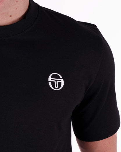 Sergio Tacchini Terme T Shirt Black