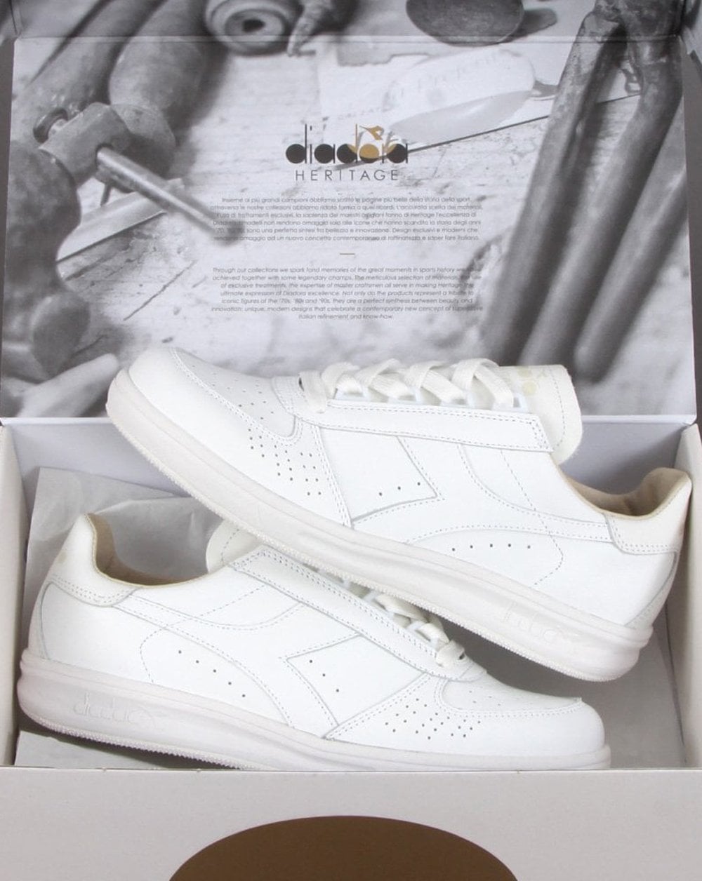 Diadora B. Elite Italia Sport Trainer White/White