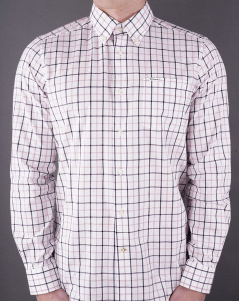 Barbour Bradwell Tattersall Shirt Pink