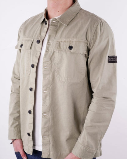 Barbour International Adey Overshirt Cavalry Green