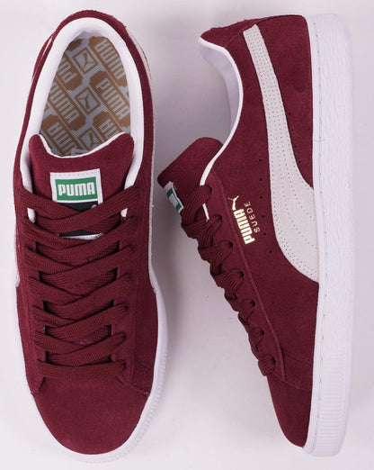 Puma Suede Classic Trainer Cabernet/Off White