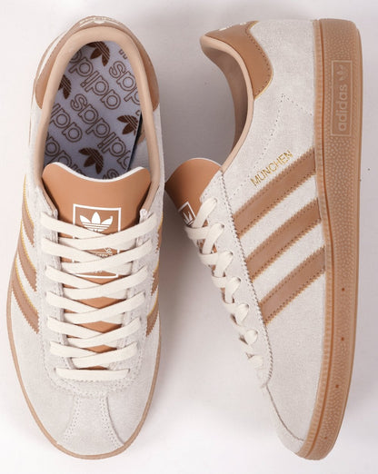 Adidas Munchen Trainers Cream/Mesa Tan/Gum