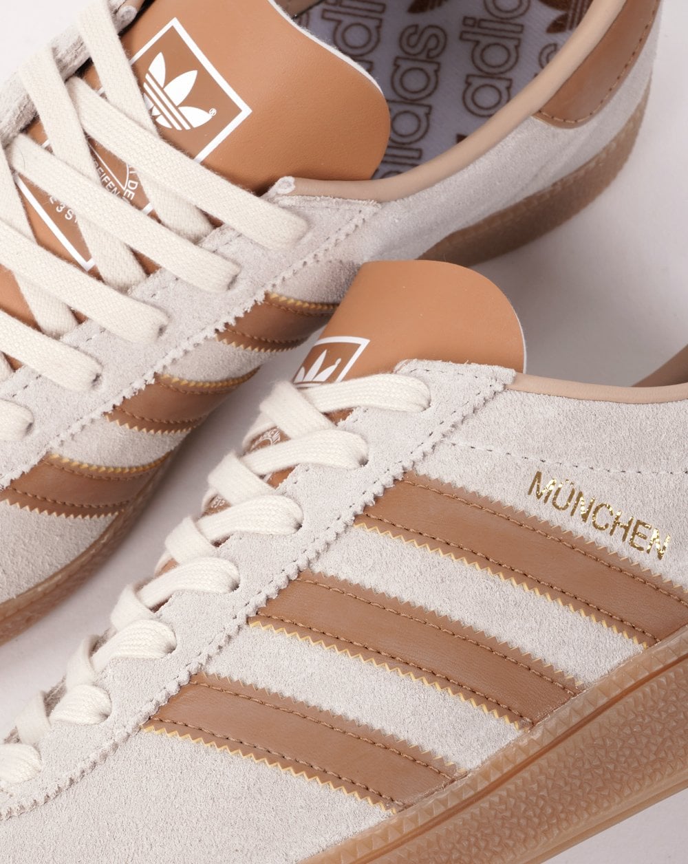 Adidas Munchen Trainers Cream/Mesa Tan/Gum