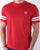 Sergio Tacchini 2 Stripe T Shirt Red White