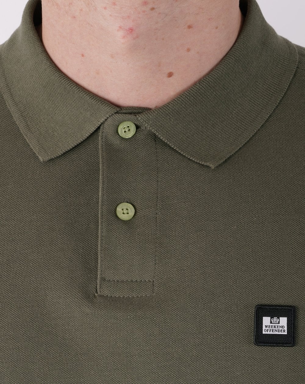 Weekend Offender Polo Shirt Olive Green