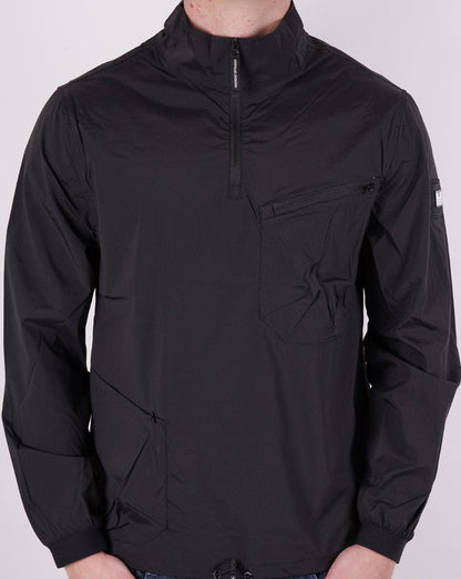 Weekend Offender Nunez 1/4 Zip Top Black