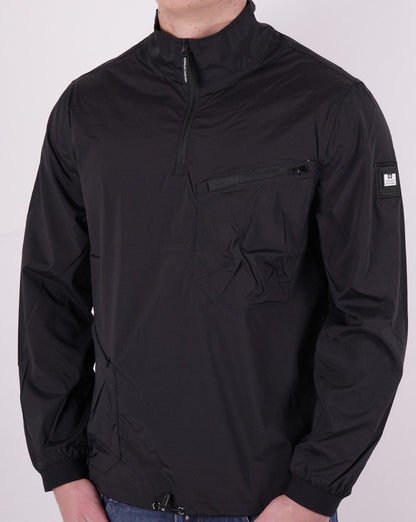 Weekend Offender Nunez 1/4 Zip Top Black