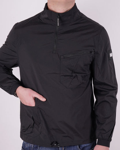 Weekend Offender Nunez 1/4 Zip Top Black