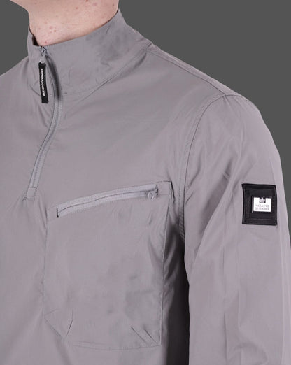 Weekend Offender Nunez 1/4 Zip Top Smoke Grey
